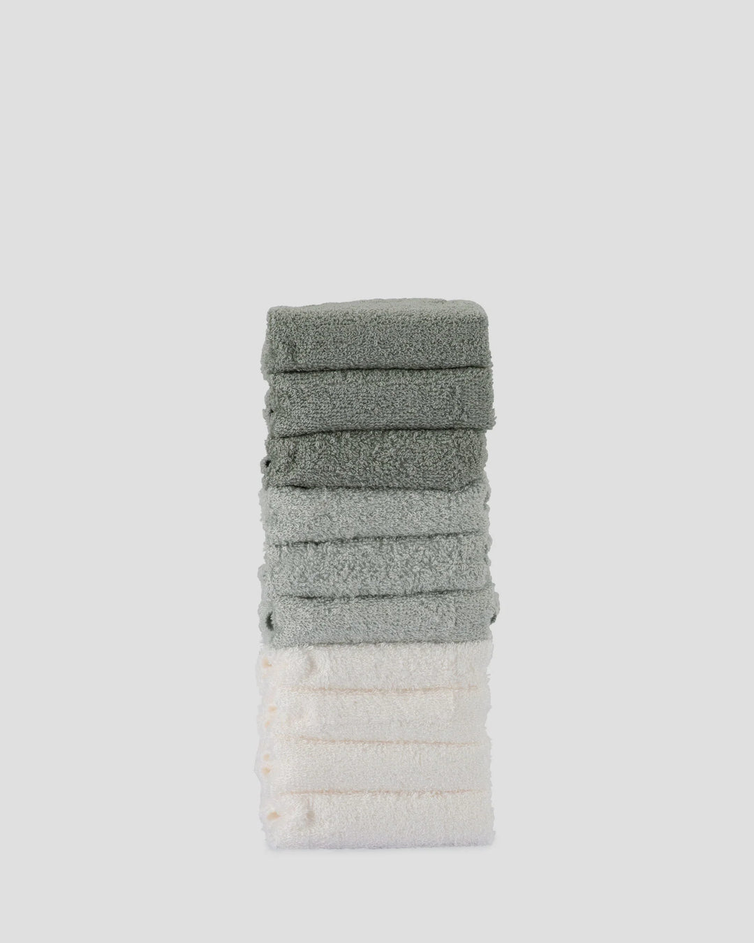 Little Bamboo Baby Towelling Washers 10PK - Turtle Bay
