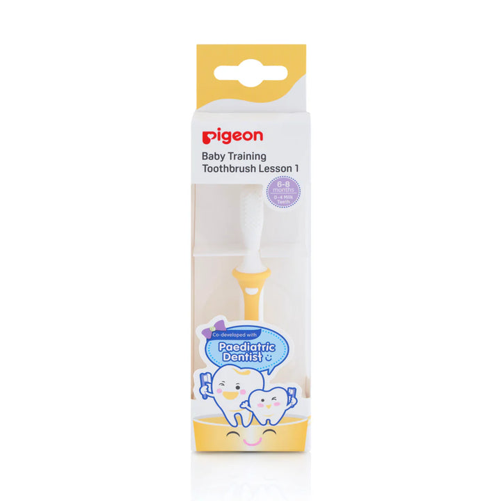 Pigeon Training Toothbrush Step 1
