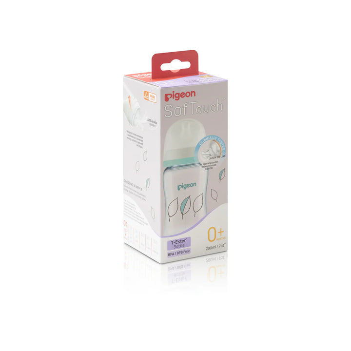PIGEON SOFTOUCH III BOTTLE T-ESTER 200ML LEAF