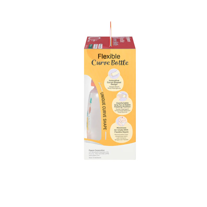 PIGEON FLEXIBLE CURVE BOTTLE PP FOREST 150ML
