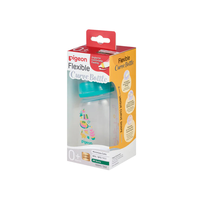 PIGEON FLEXIBLE CURVE BOTTLE PP HOME 150ML