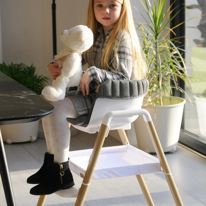 iL Tutto Nova Evolutionary High Chair in White Oak