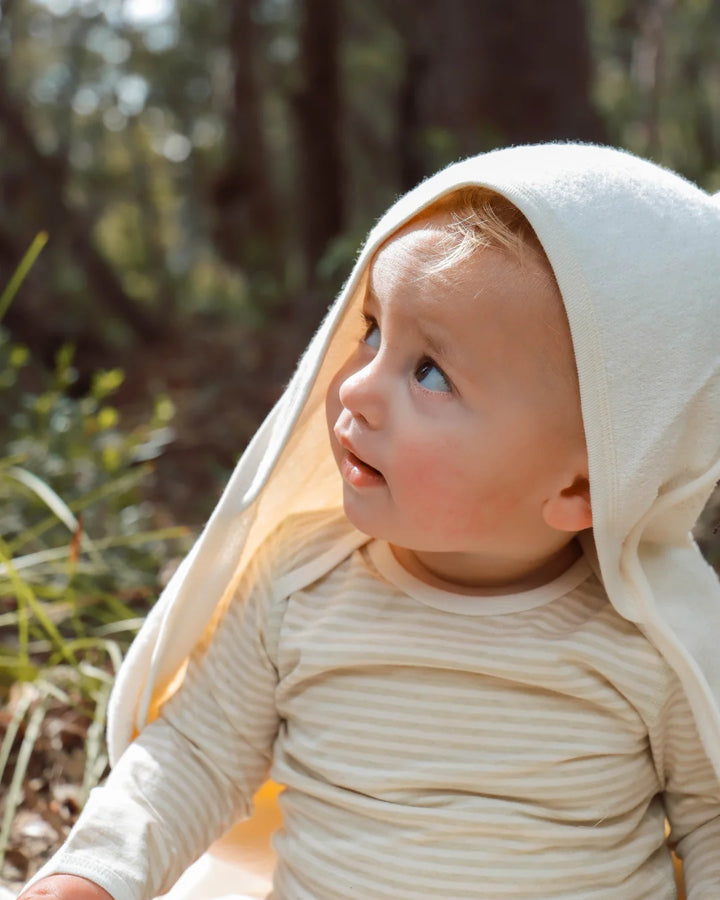 Fibre For Good Organic Baby Hooded Bath Towel