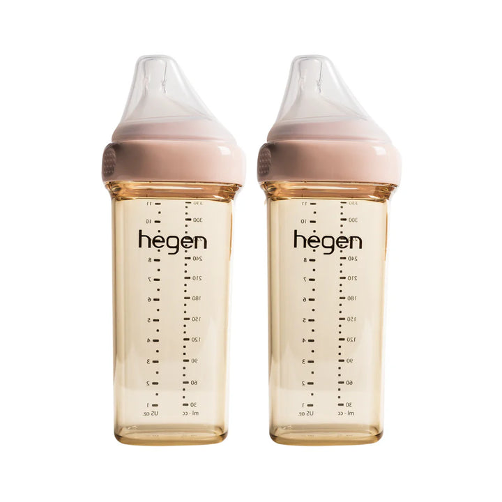 Hegen PCTO™ 330ml/11oz Feeding Bottle PPSU (2-pack) Pink
