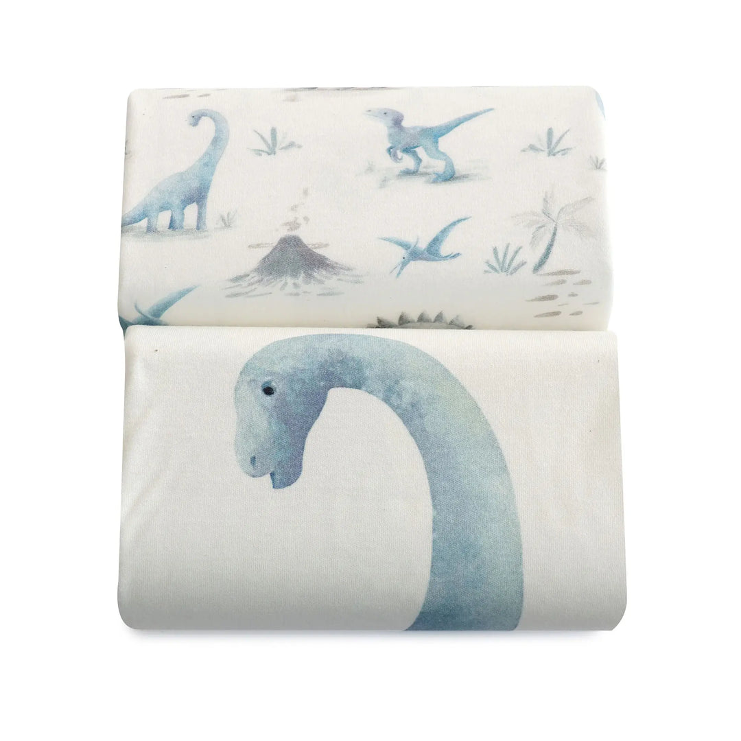 Bubba Blue Jurassic Bamboo 2pk Waterproof Change Mat Covers