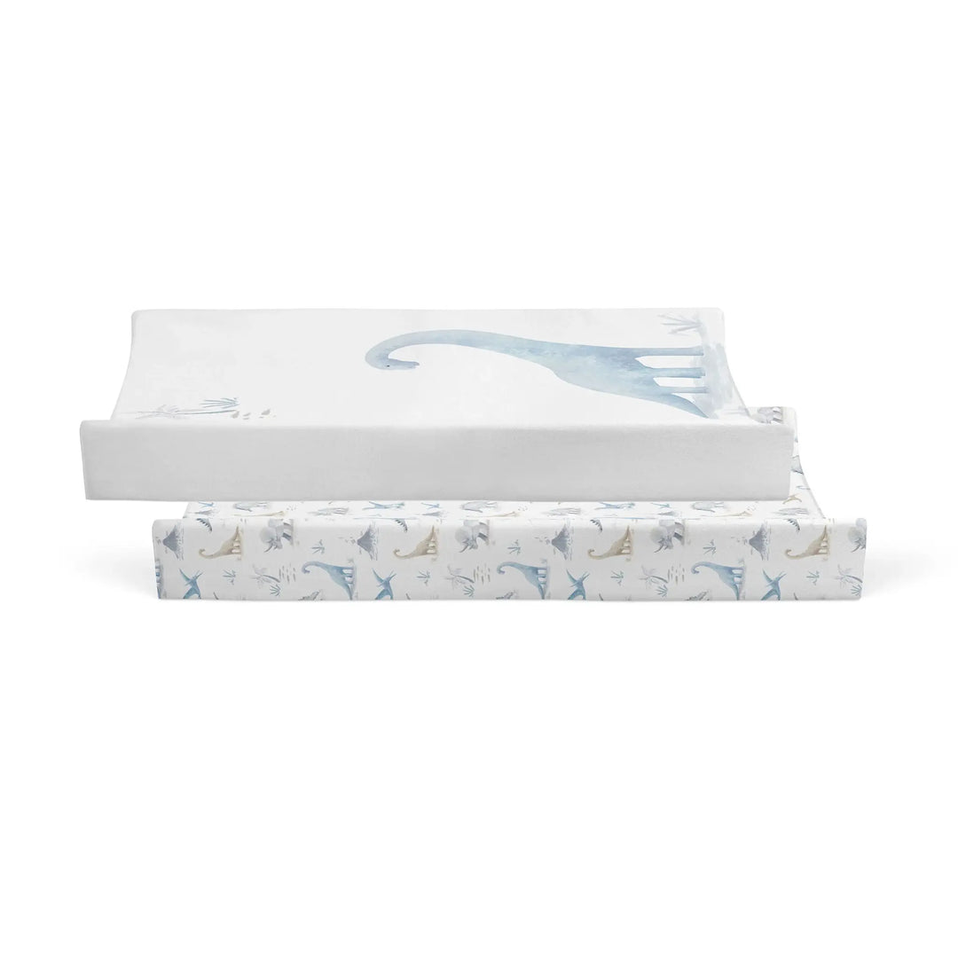 Bubba Blue Jurassic Bamboo 2pk Waterproof Change Mat Covers