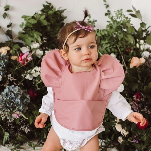 Snuggle Bib Waterproof Primrose Frill