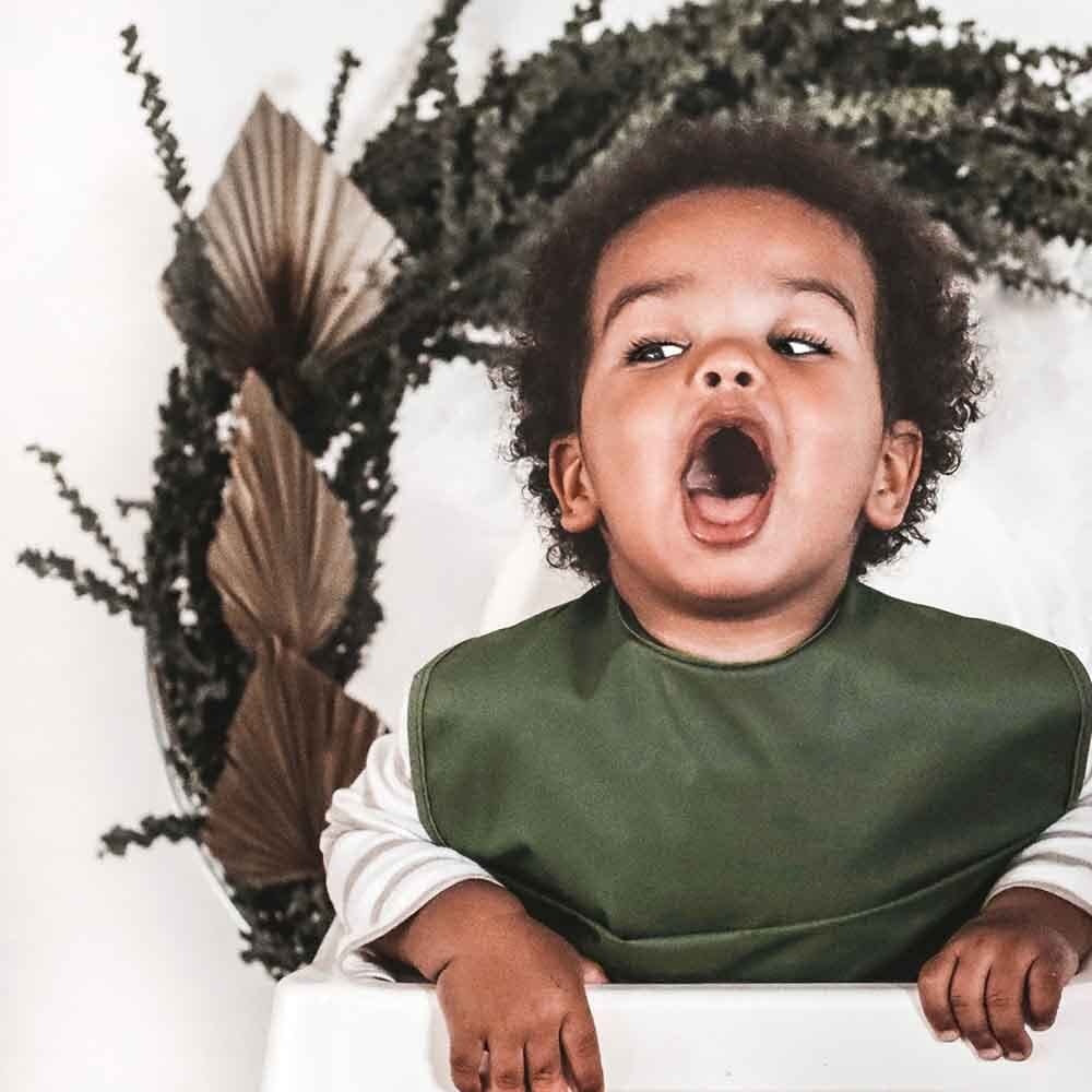 Snuggle Bib Waterproof Olive