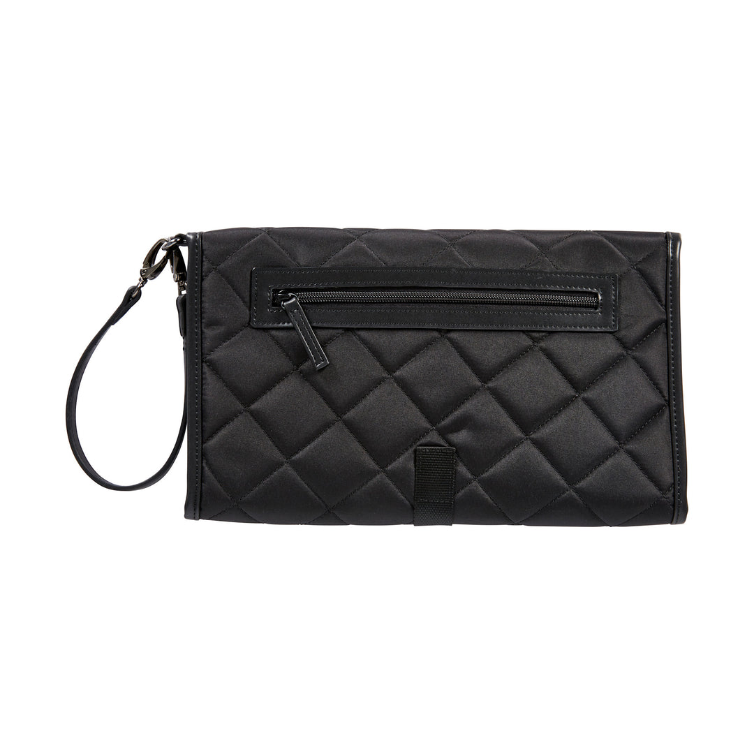 OiOi Change Mat Clutch - Black Quilt