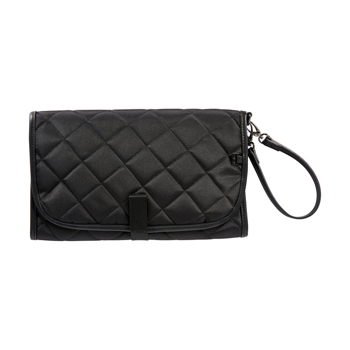 OiOi Change Mat Clutch - Black Quilt