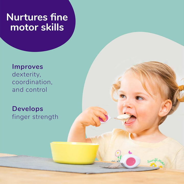 Doddl Cutlery Fork Spoon MAGENTA