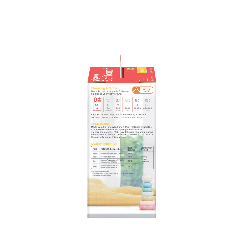 PIGEON SOFTOUCH III BOTTLE PPSU 160ML