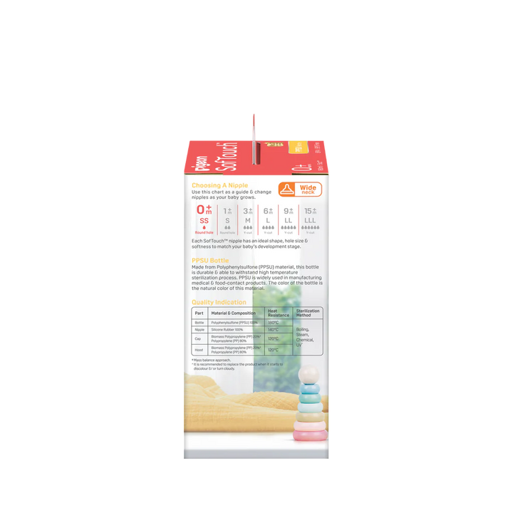 PIGEON SOFTOUCH III BOTTLE PPSU 160ML