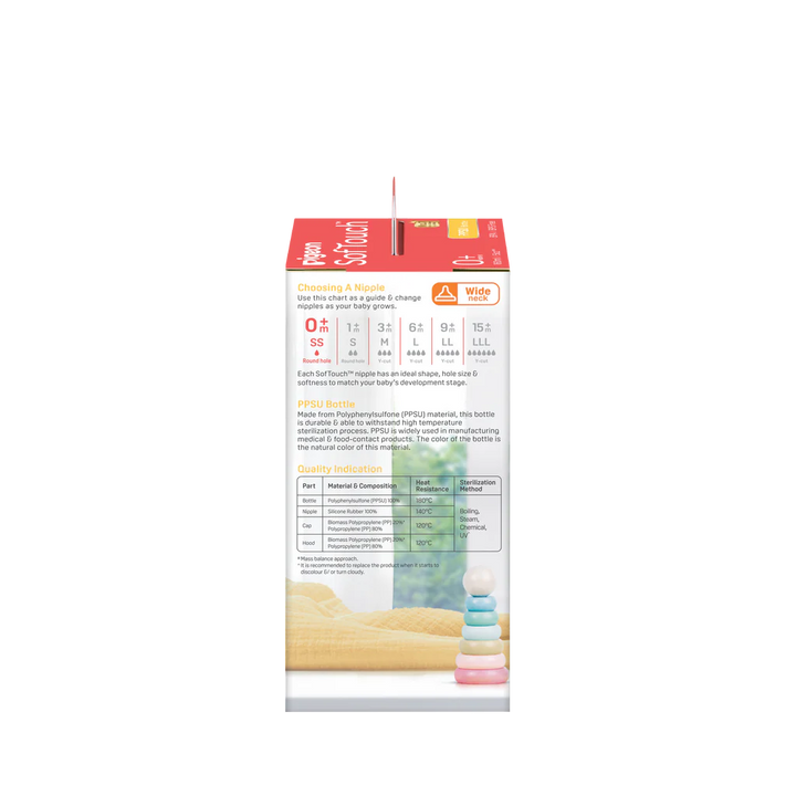 Pigeon SOFTOUCH BPP BOTTLE PPSU 160ML
