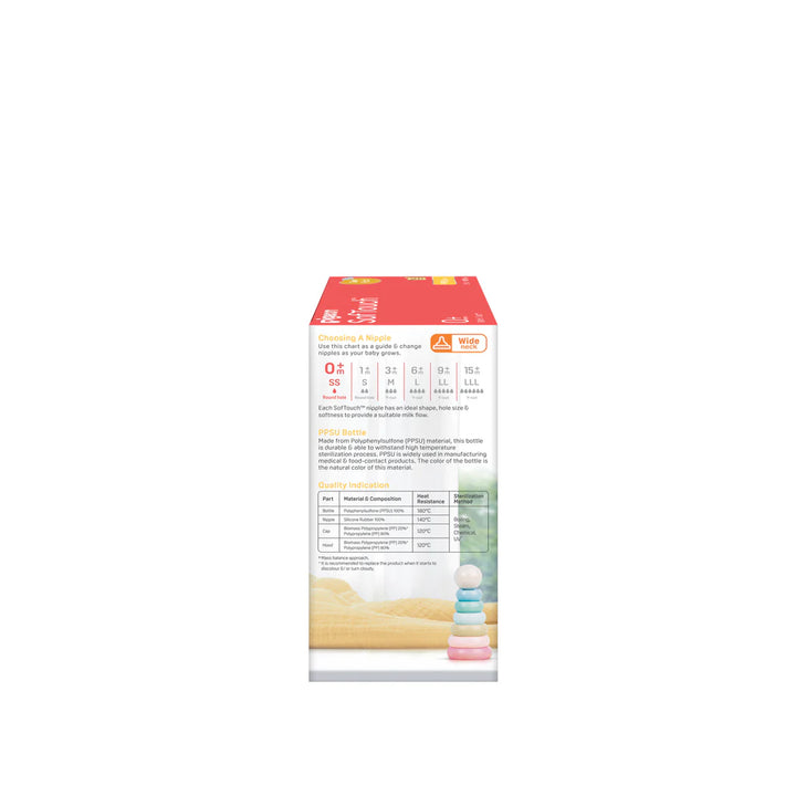 PIGEON SOFTOUCH BPP BOTTLE PPSU TWIN PACK 160ML