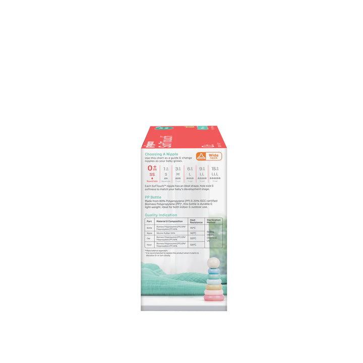 PIGEON SOFTOUCH BPP BOTTLE PP TWIN PACK 160ML