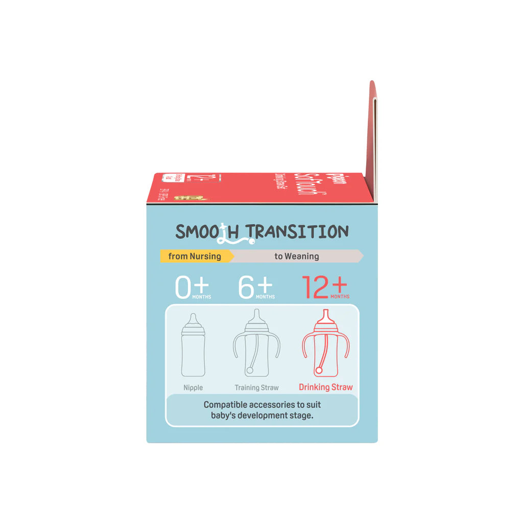 Pigeon SOFTOUCH DRINKING STRAW SET