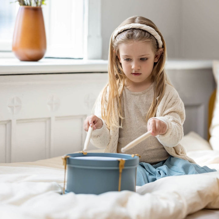Flexa Wooden Drum - Blue-ish
