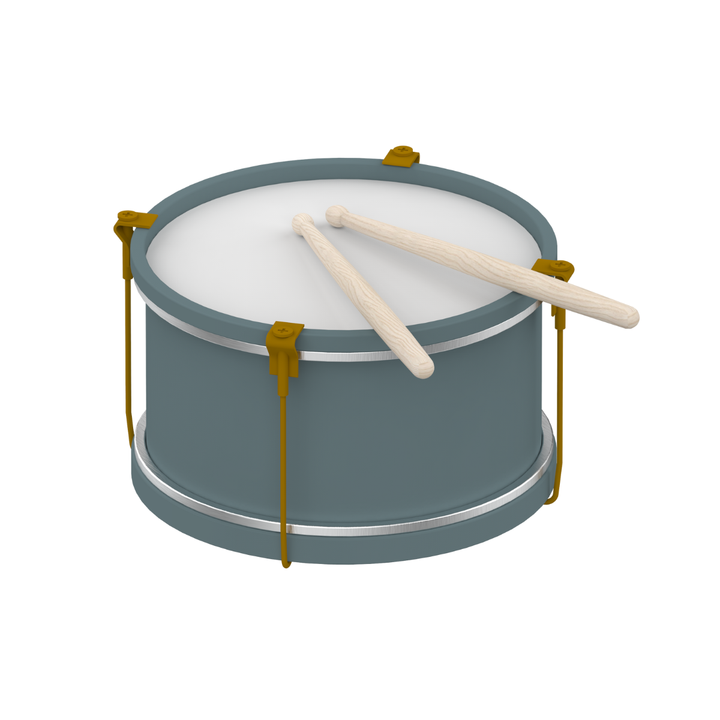 Flexa Wooden Drum - Blue-ish