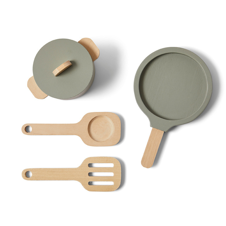 Flexa Pot and Pan - Greenish