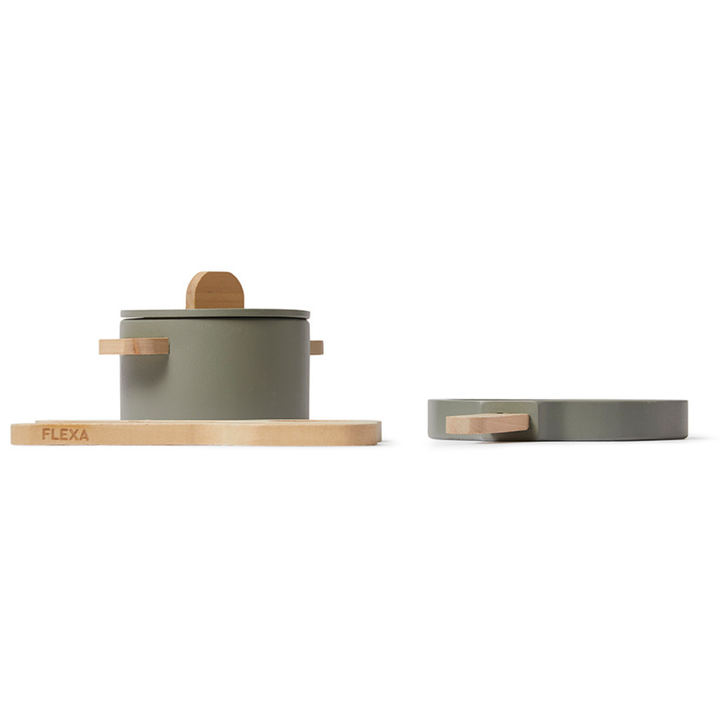 Flexa Pot and Pan - Greenish