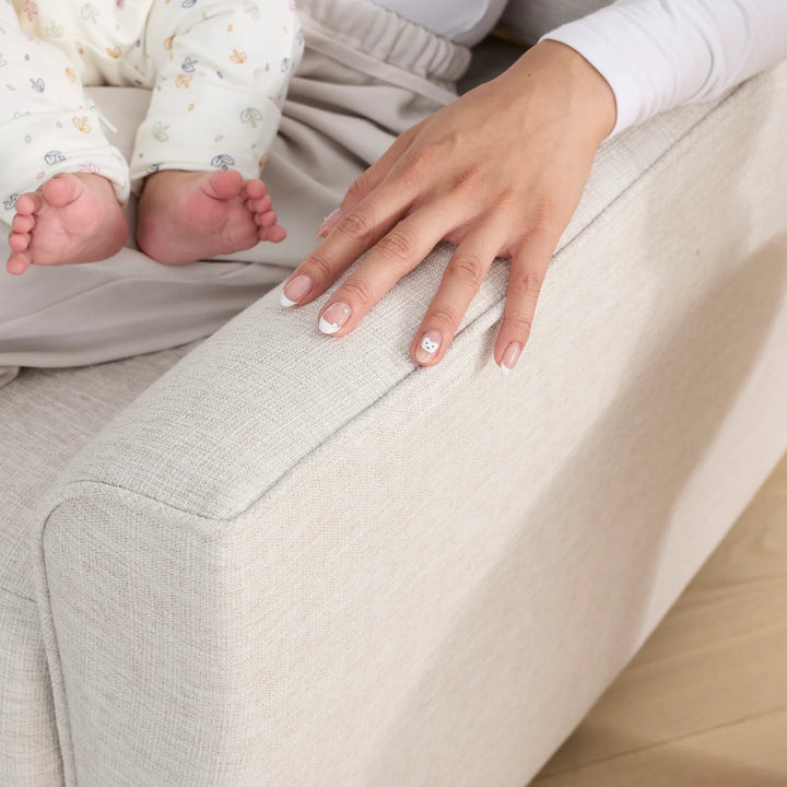 iL Tutto Felix Electric Recliner Glider Chair with USB in Eggshell