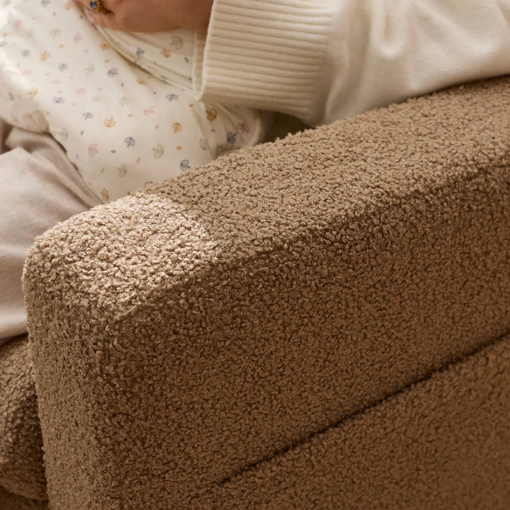 Il Tutto Frankie Electric Recliner/Glider Chair - Mocha Teddy