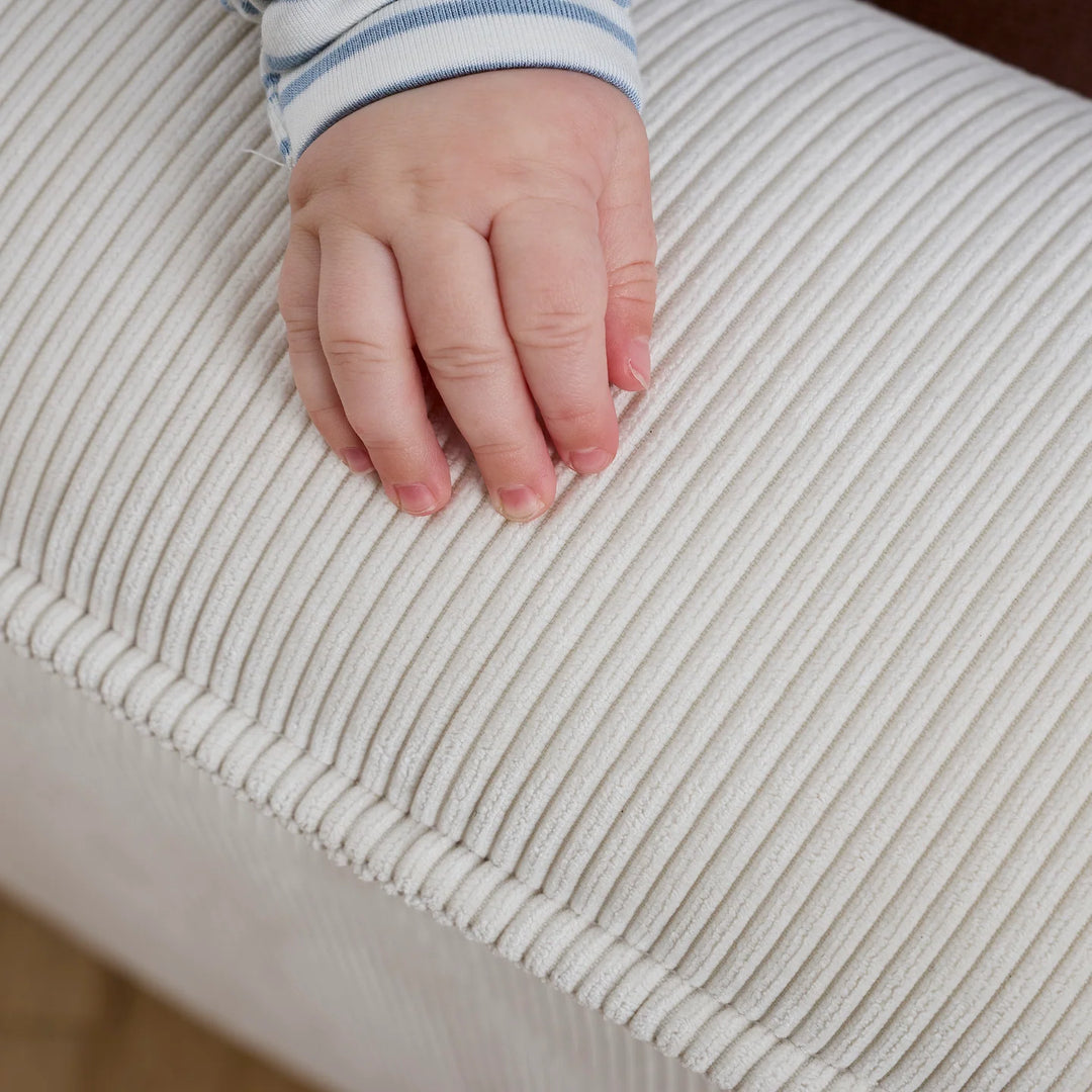 Il Tutto Louie Electric Recliner Glider Nursery Chair in Coconut Corduroy
