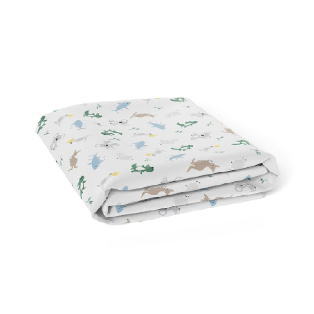 Aussie Animals Jersey Bassinet Fitted Sheet