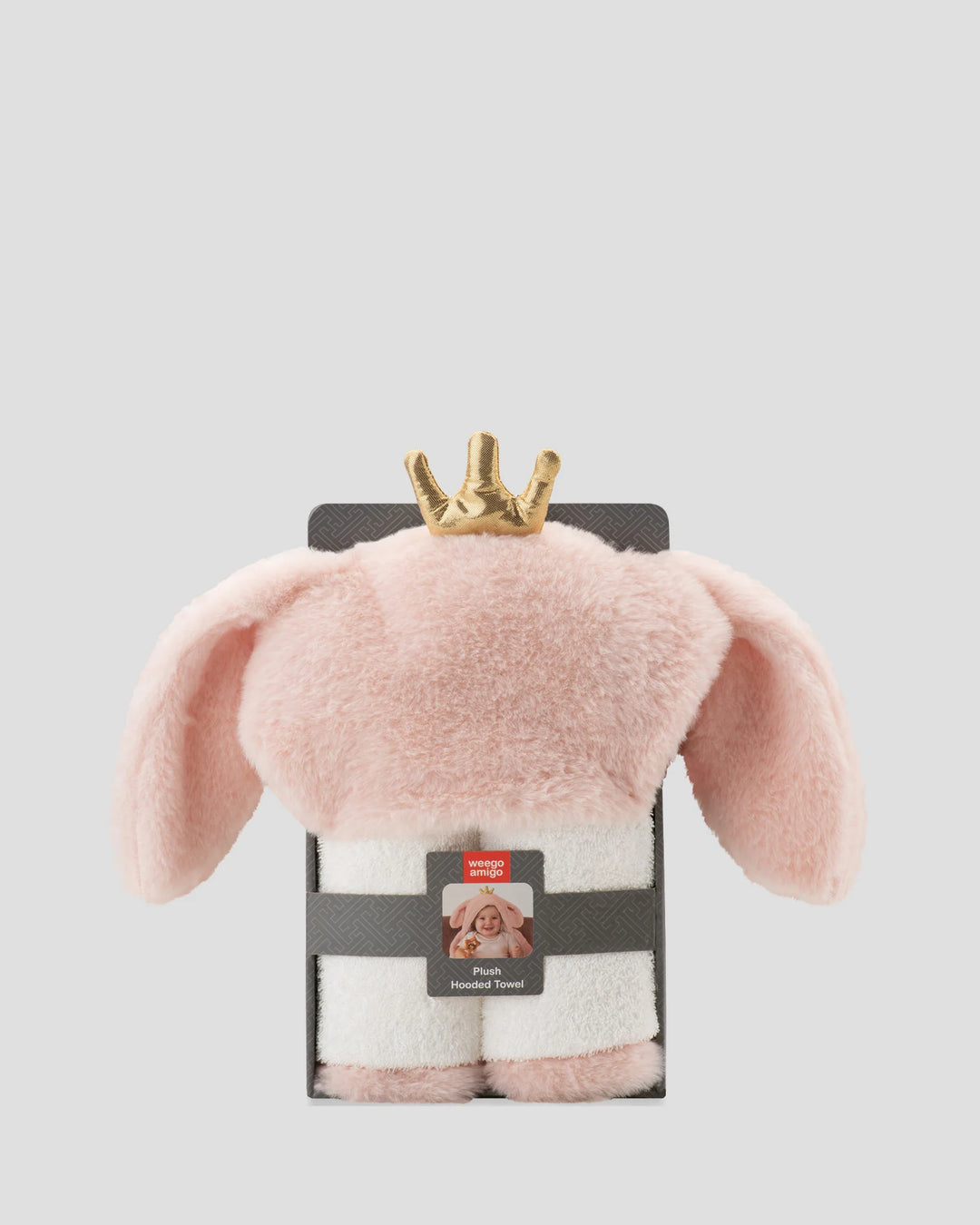 Weegoamigo Plush Baby Hooded Towel - Anne Hopaway Bunny