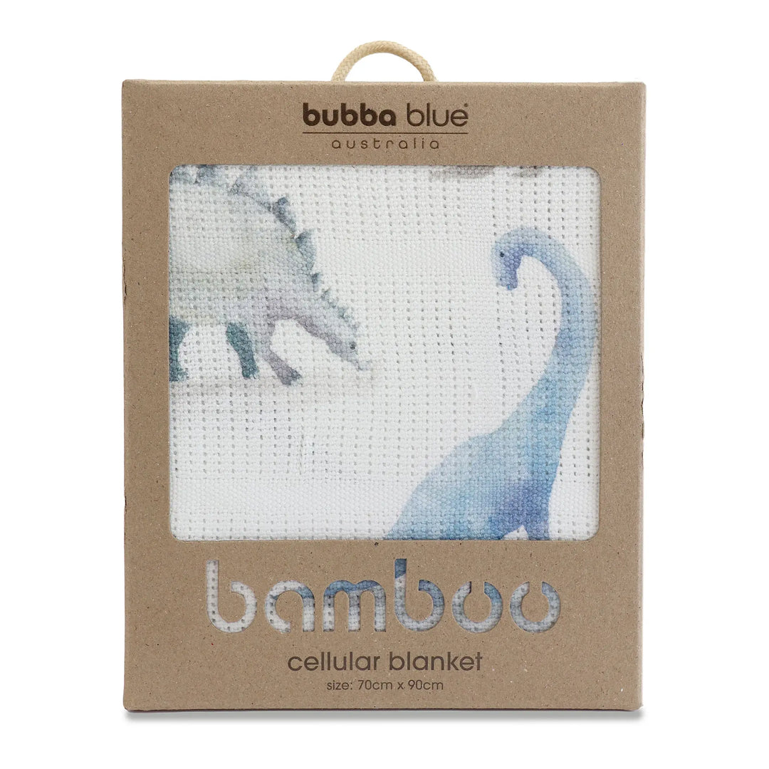 Bubba Blue Jurassic Bamboo Cellular Blanket