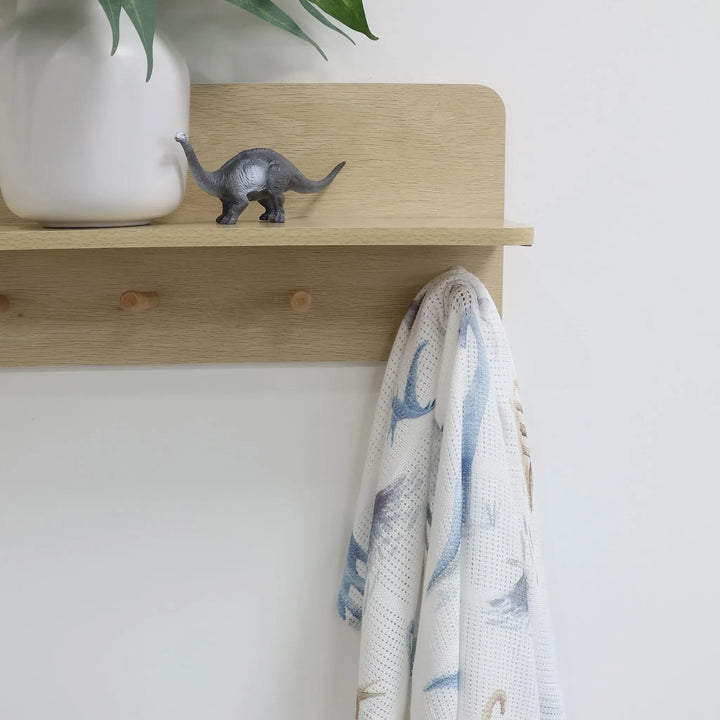 Bubba Blue Jurassic Bamboo Cellular Blanket