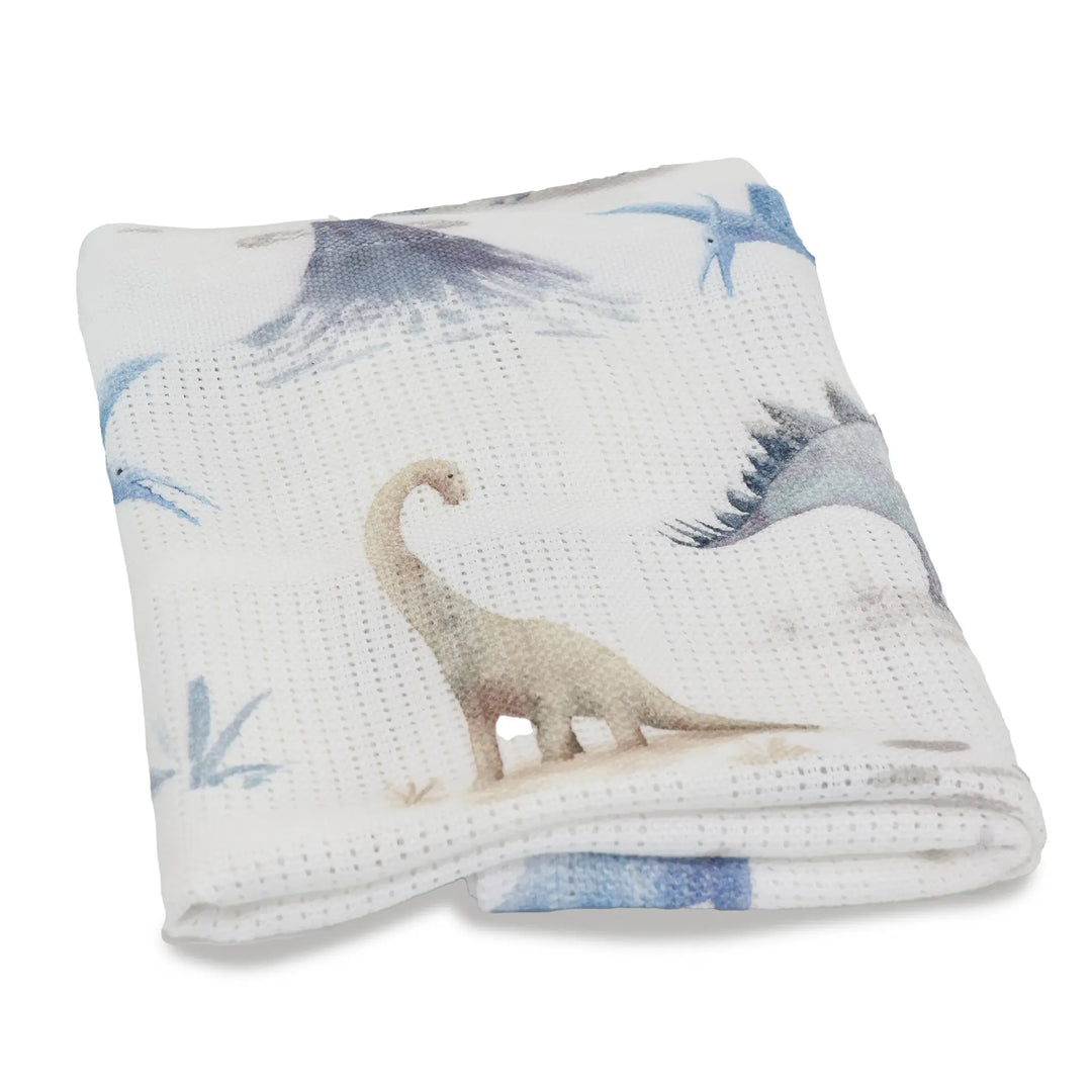 Bubba Blue Jurassic Bamboo Cellular Blanket