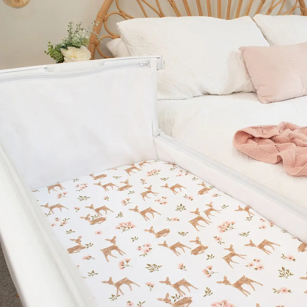 Living Textiles 2pk Bedside Bassinet Fitted Sheet - Sophia's Garden