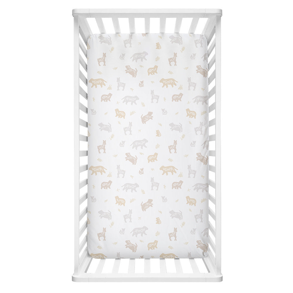 COT FITTED SHEET - BOSCO BEAR