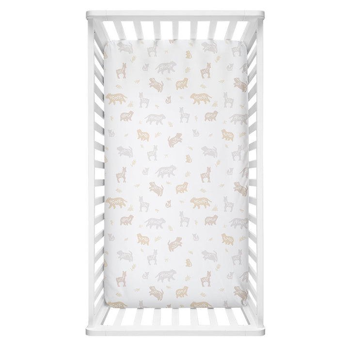 COT FITTED SHEET - BOSCO BEAR