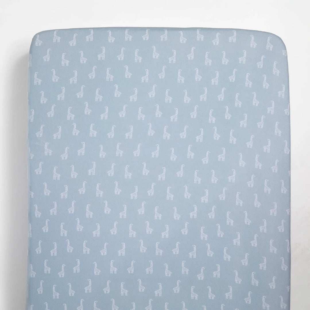 Living Textiles 2 Pack Organic Jersey Cot Fitted Sheets - Wild Safari