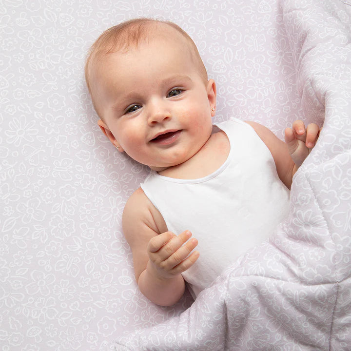 Living Textiles Organic Cot Fitted Sheet 2 Pack - Whimsical Wonderland