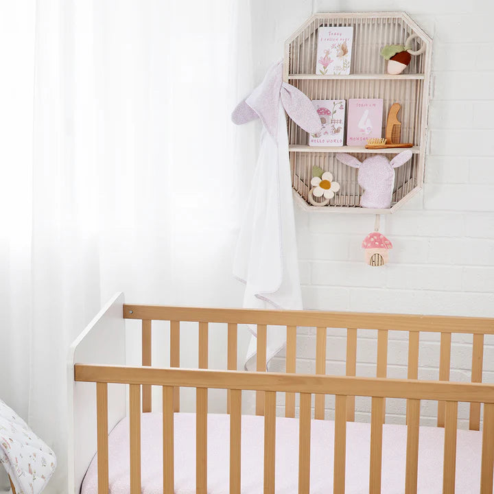 Living Textiles Organic Cot Fitted Sheet 2 Pack - Whimsical Wonderland