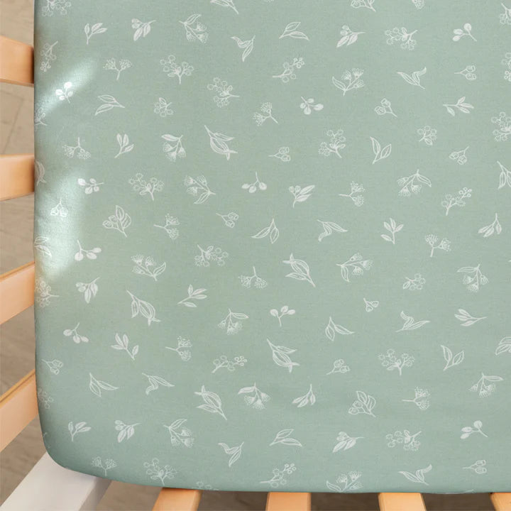 Living Textiles 2 Pack Organic Cot Fitted Sheet - Australiana