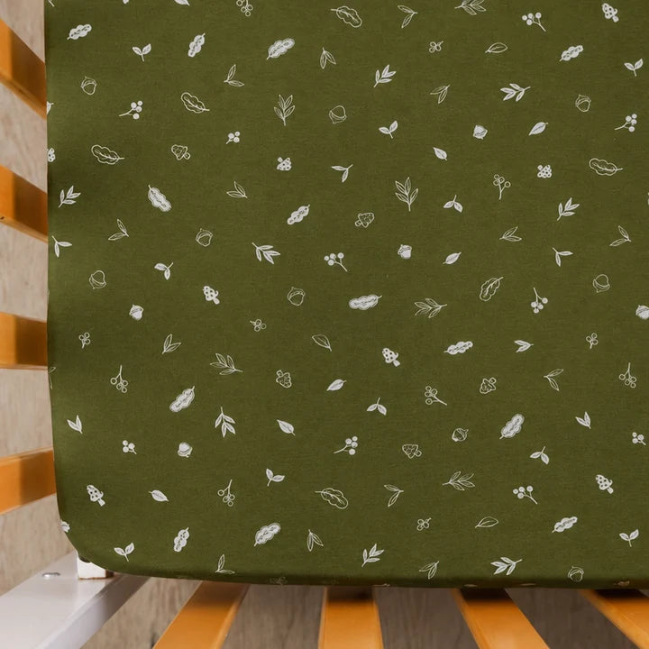 Living Textiles 2 Pack Organic Cot Fitted Sheet - Fox & Friends