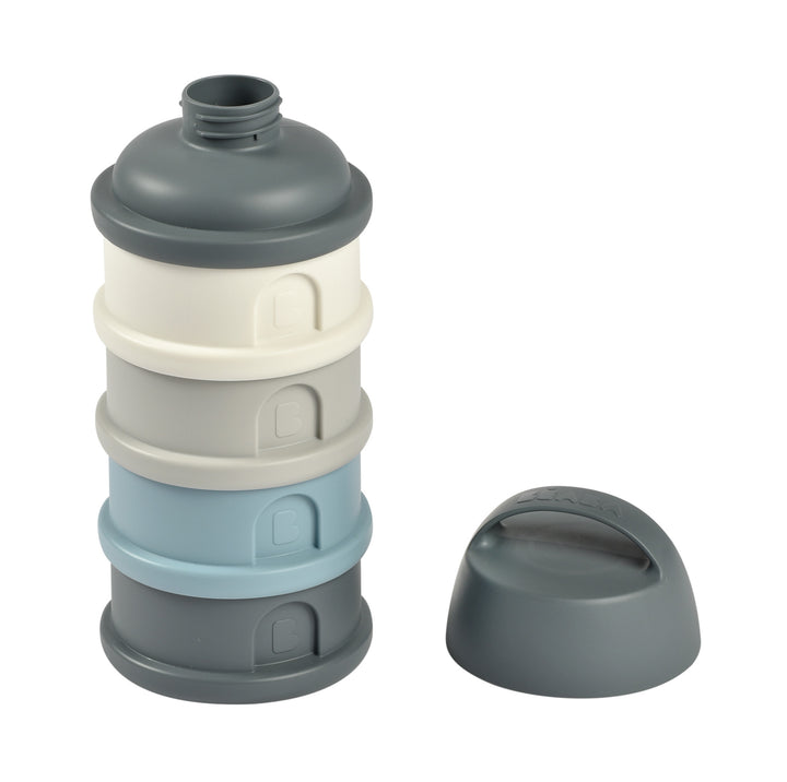 Beaba Formula and Snack Container - Mineral Grey/Blue