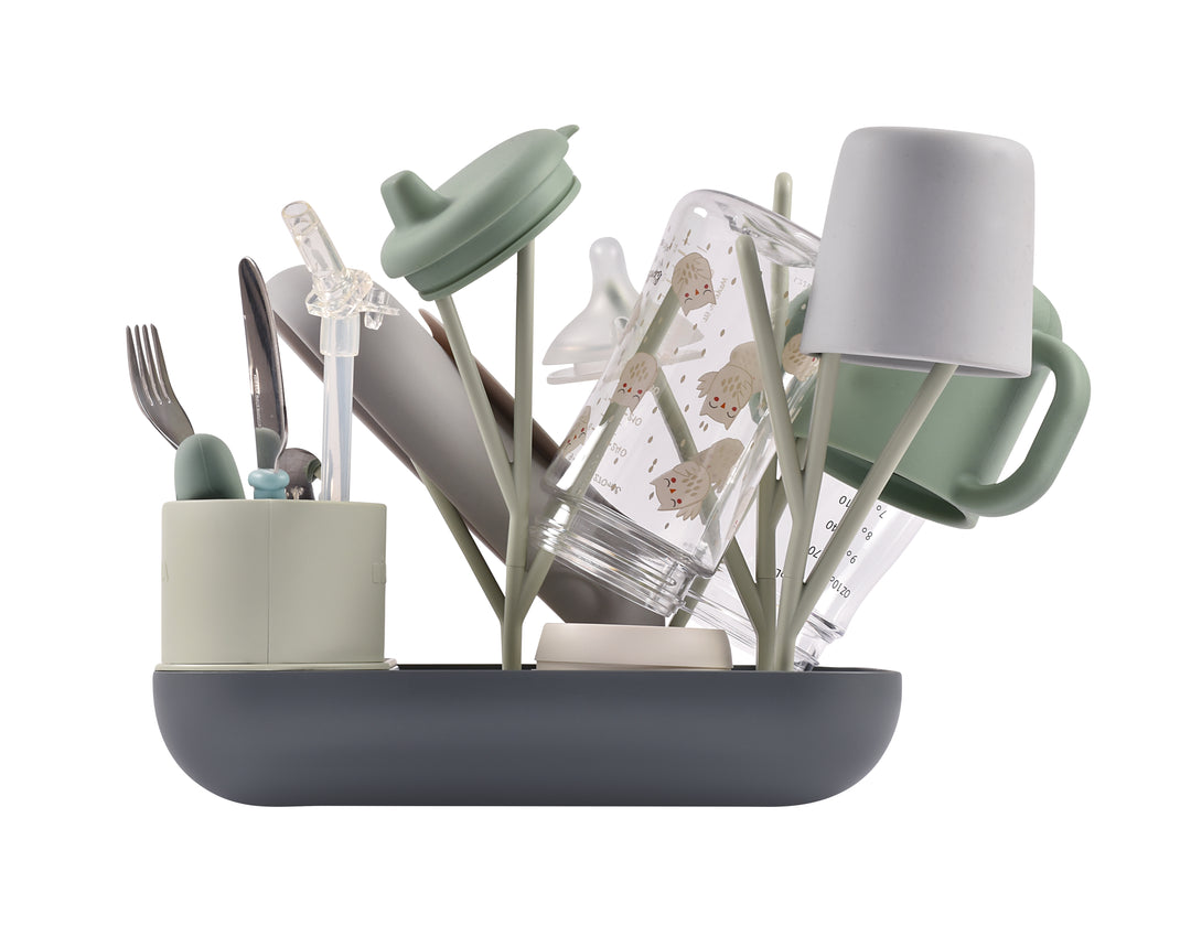 Beaba Forest Drying Rack - Green/Grey