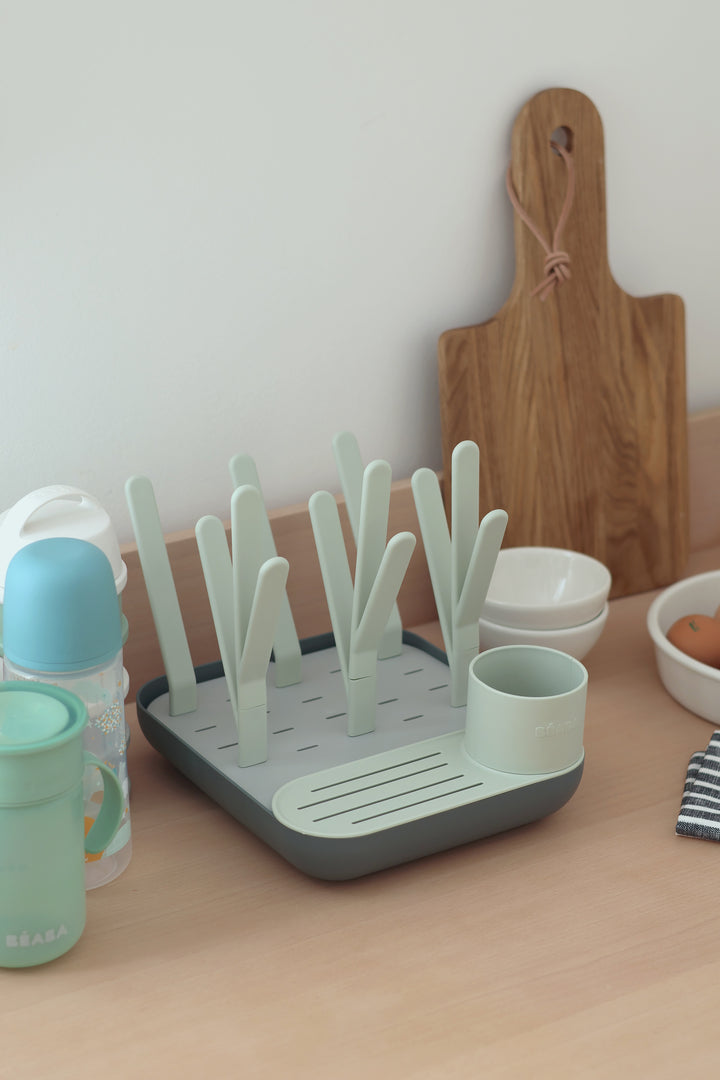 Beaba Forest Drying Rack - Green/Grey