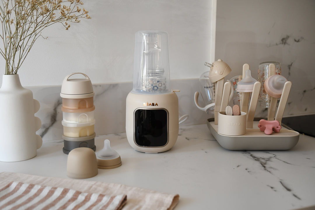 BEABA 5 IN 1 MULTI MILK BOTTLE WARMER - CLAY