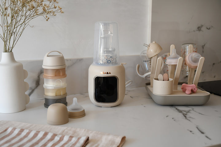 BEABA 5 IN 1 MULTI MILK BOTTLE WARMER - CLAY