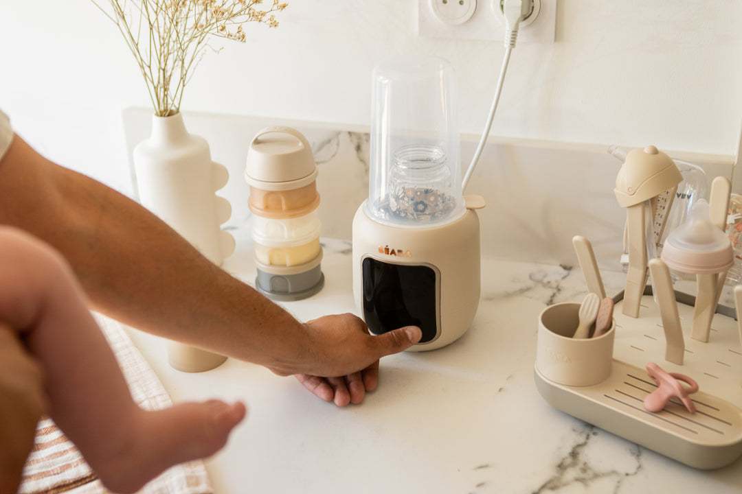 BEABA 5 IN 1 MULTI MILK BOTTLE WARMER - CLAY