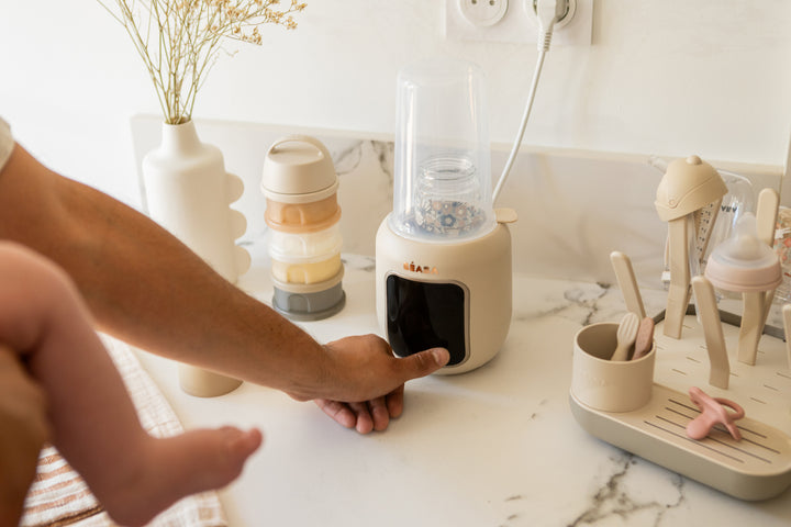 BEABA 5 IN 1 MULTI MILK BOTTLE WARMER - CLAY