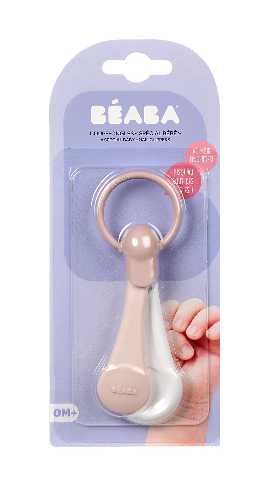 Beaba Baby Nail Clippers - Old Pink