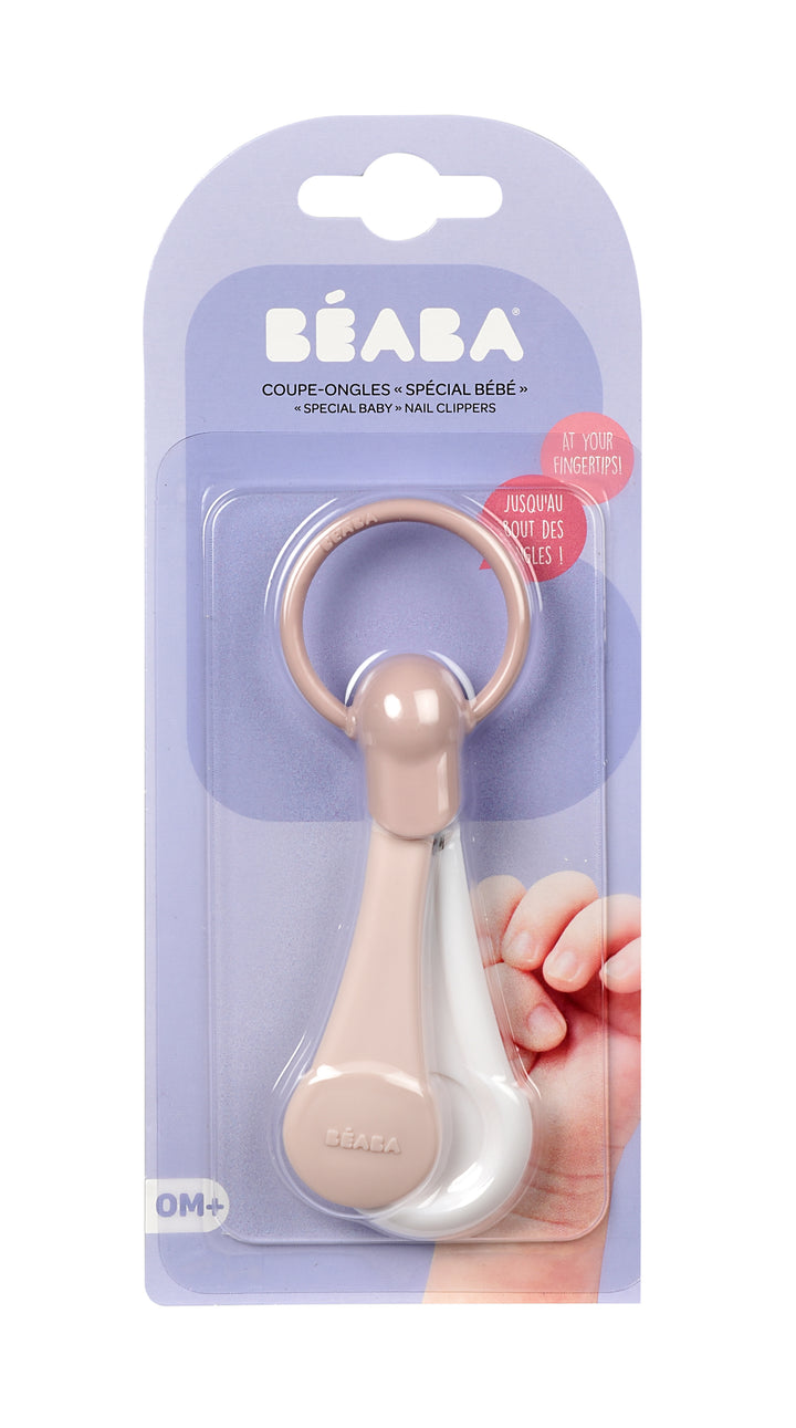 Beaba Baby Nail Clippers - Old Pink